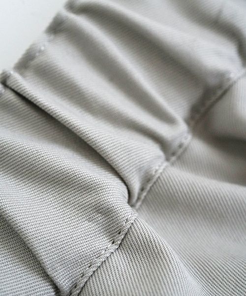 VU ヴウ 5 poket wide cropped pants [CHALK] vu-pnt-007