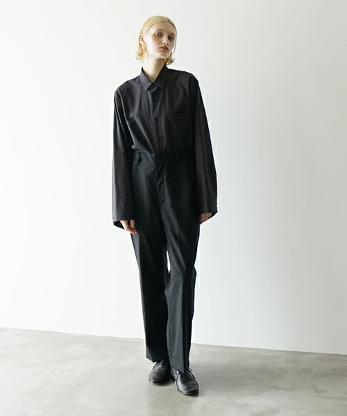 VU ヴウ straight pants  [BLACK] vu-pnt-009
