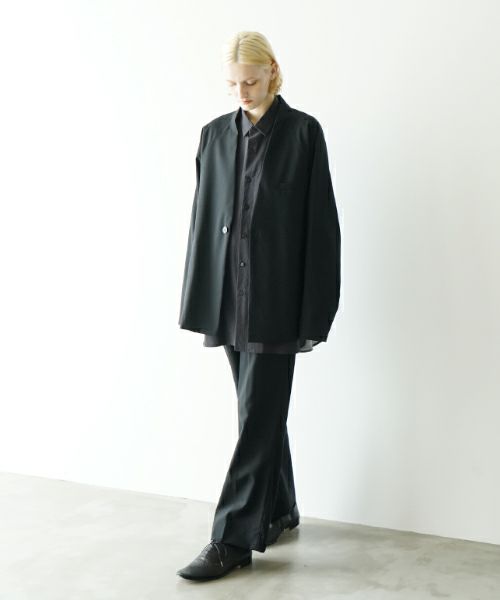 VU ヴウ straight pants  [BLACK] vu-pnt-009