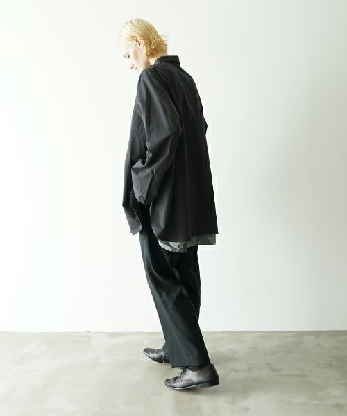 VU ヴウ straight pants  [BLACK] vu-pnt-009