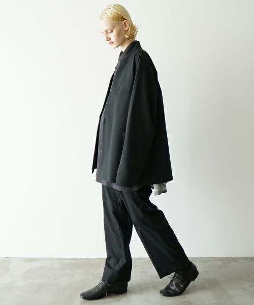VU ヴウ straight pants  [BLACK] vu-pnt-009