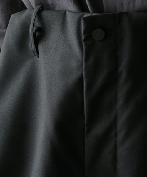 VU ヴウ straight pants  [BLACK] vu-pnt-009