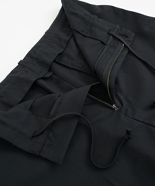VU ヴウ straight pants  [BLACK] vu-pnt-009