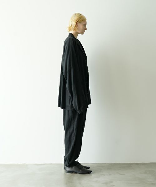 VU ヴウ tailored collar work jacket [BLACK] vu-jkt-006