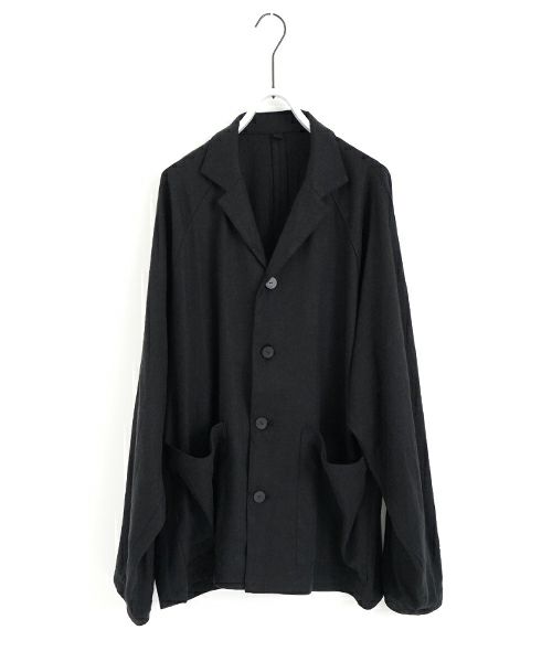 VU ヴウ tailored collar work jacket [BLACK] vu-jkt-006