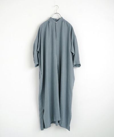 suzuki takayukiスズキタカユキpeasant dress I esain blue　[S251-03]
