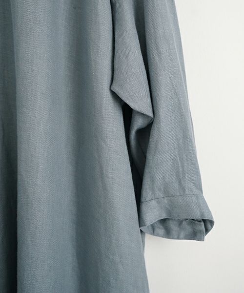 suzuki takayukiスズキタカユキpeasant dress I esain blue　[S251-03]