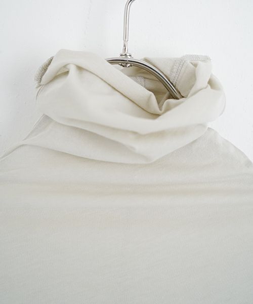 suzuki takayukiスズキタカユキturtle-neck t-shirt ［s251-02/ICE GRAY]