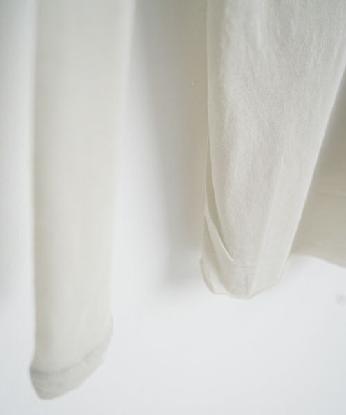 suzuki takayukiスズキタカユキturtle-neck t-shirt ［s251-02/ICE GRAY]