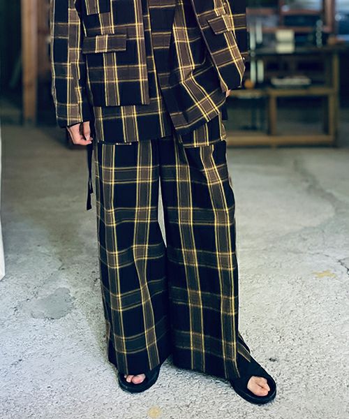 ohtaオオタcheck pants pt-50C