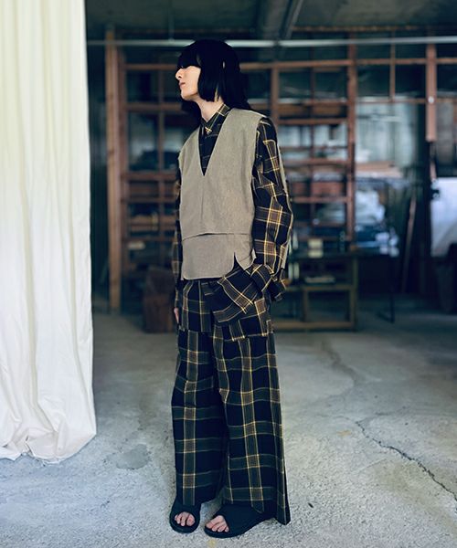 ohtaオオタcheck pants pt-50C