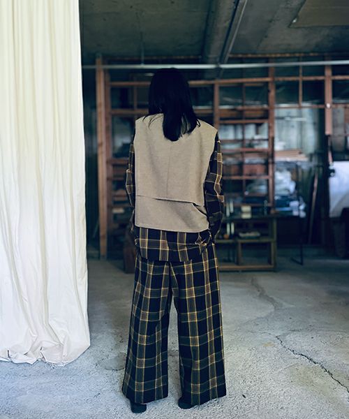 ohtaオオタcheck pants pt-50C