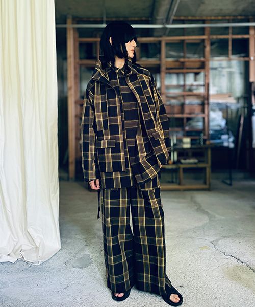 ohtaオオタcheck pants pt-50C