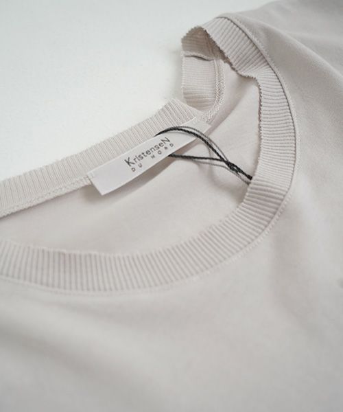 KristenseN DU NORDクリステンセンドゥノルドT-shirt [J-156/03 chalk] ティーシャツｘ