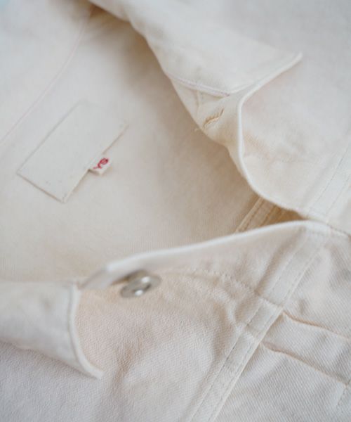 YOKO SAKAMOTO ヨーコサカモトPLEATS BLOUSE[PAINTER WHITE/YS-25SS-10] デニムブルゾン