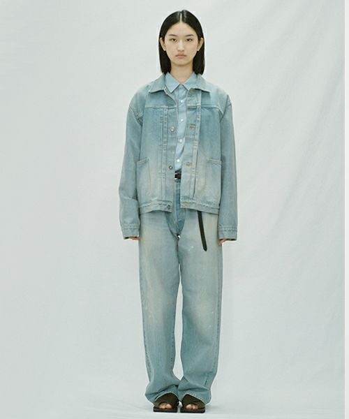 YOKO SAKAMOTO ヨーコサカモト5POCKET STRAIGHT PANTS[LIGHT INDIGO/ YS-25SS-13] デニムパンツ