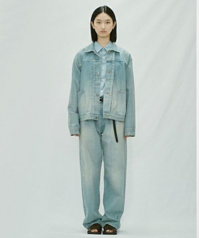YOKO SAKAMOTO ヨーコサカモト5POCKET STRAIGHT PANTS[LIGHT INDIGO/ YS-25SS-13] デニムパンツ