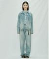 YOKO SAKAMOTO ヨーコサカモト5POCKET STRAIGHT PANTS[LIGHT INDIGO/ YS-25SS-13] デニムパンツ