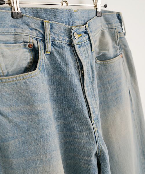 YOKO SAKAMOTO ヨーコサカモト5POCKET STRAIGHT PANTS[LIGHT INDIGO/ YS-25SS-13] デニムパンツ