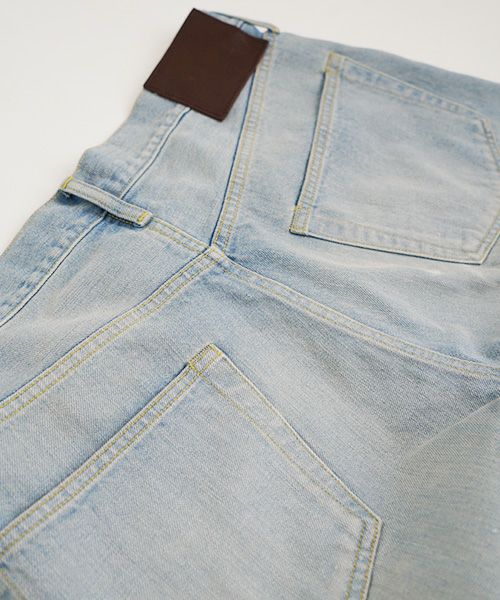 YOKO SAKAMOTO ヨーコサカモト5POCKET STRAIGHT PANTS[LIGHT INDIGO/ YS-25SS-13] デニムパンツ
