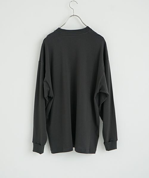 YOKO SAKAMOTO ヨーコサカモトBIG L/S POCKET T-SHIRT[GRAY/YS-25SS-88] ロングTシャツ