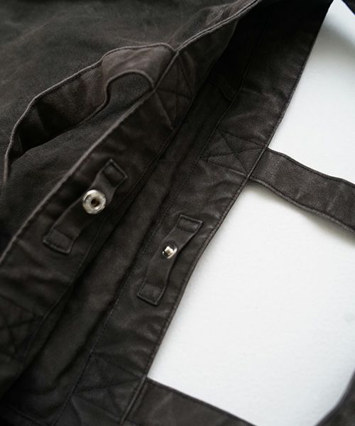 YOKO SAKAMOTO ヨーコサカモトRESEARCHER BAG LARGE[SUMI INK/YS-RE-BAG-L] トートバッグ 