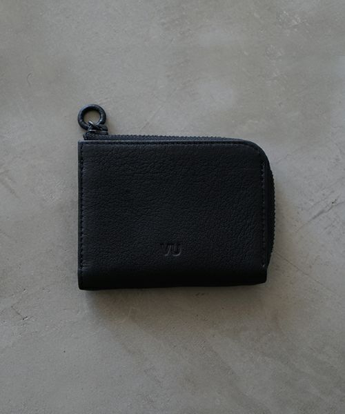 VUヴウ zip card case [BLACK] vu-product-B18