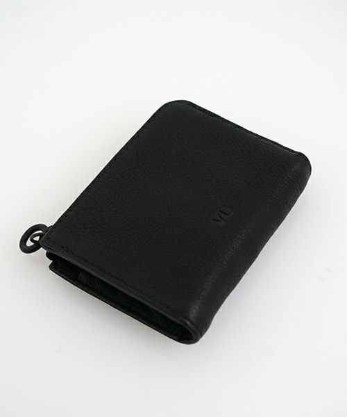 VUヴウ zip card case [BLACK] vu-product-B18