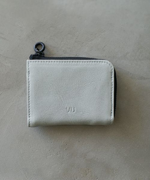 VUヴウ zip card case [GREEN GRAY] vu-product-B18
