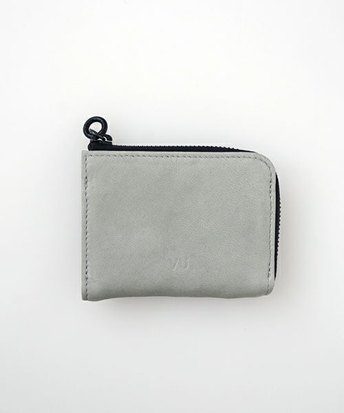 VUヴウ zip card case [GREEN GRAY] vu-product-B18