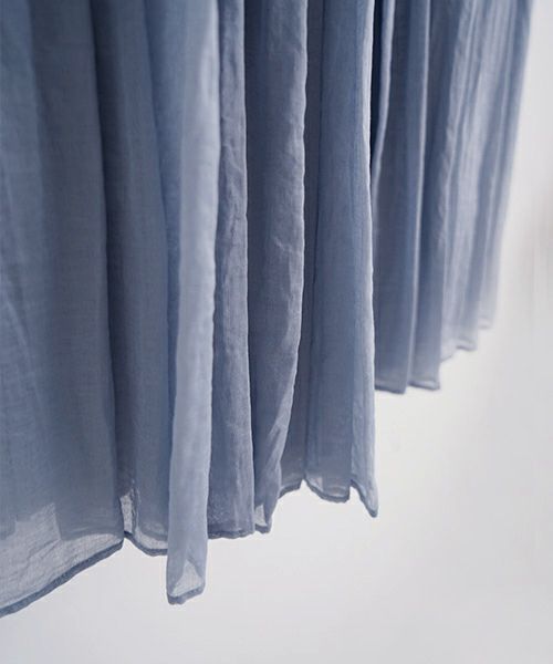 suzuki takayuki スズキタカユキtiered skirt [S251-14/moonlight]ロングスカート