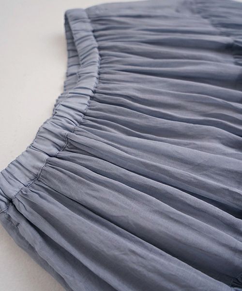 suzuki takayuki スズキタカユキtiered skirt [S251-14/moonlight]ロングスカート