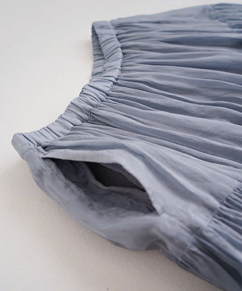 suzuki takayuki スズキタカユキtiered skirt [S251-14/moonlight]ロングスカート