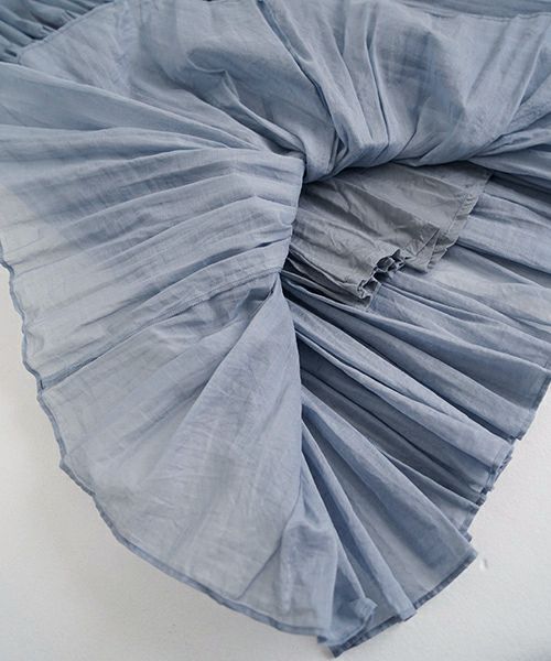 suzuki takayuki スズキタカユキtiered skirt [S251-14/moonlight]ロングスカート