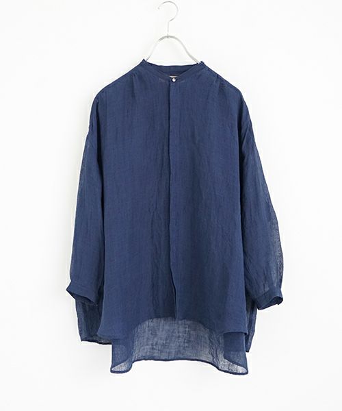 suzuki takayuki スズキタカユキover blouseⅠ [S251-06/navy blue]オーバーブラウス