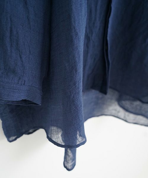 suzuki takayuki スズキタカユキover blouseⅠ [S251-06/navy blue]オーバーブラウス