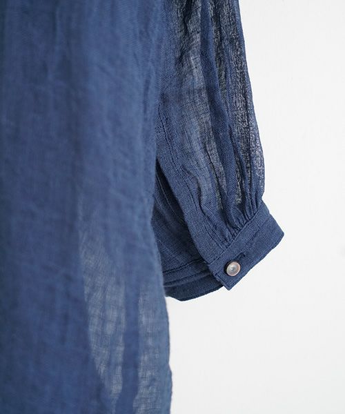 suzuki takayuki スズキタカユキover blouseⅠ [S251-06/navy blue]オーバーブラウス