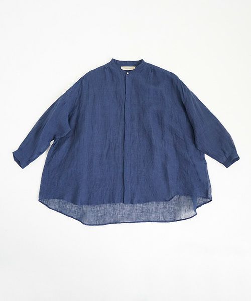 suzuki takayuki スズキタカユキover blouseⅠ [S251-06/navy blue]オーバーブラウス