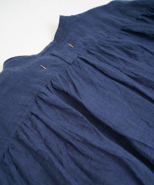 suzuki takayuki スズキタカユキover blouseⅠ [S251-06/navy blue]オーバーブラウス