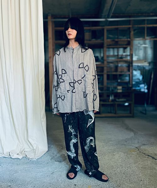 ohtaオオタtree pleats pants pt-48T