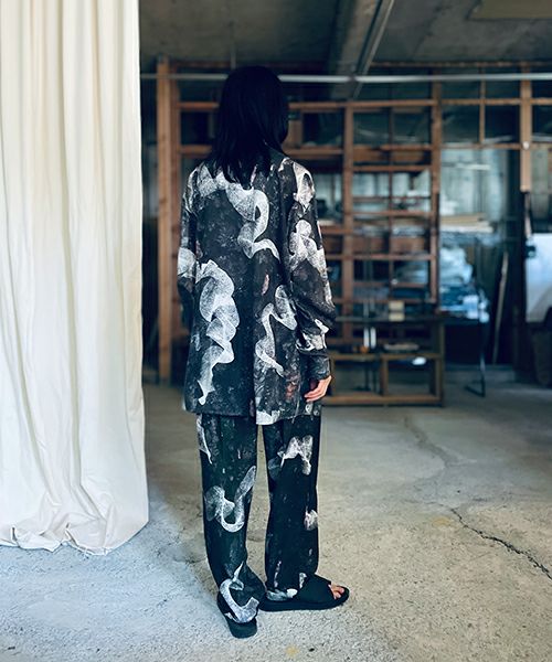 ohtaオオタtree pleats pants pt-48T