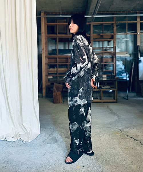 ohtaオオタtree pleats pants pt-48T