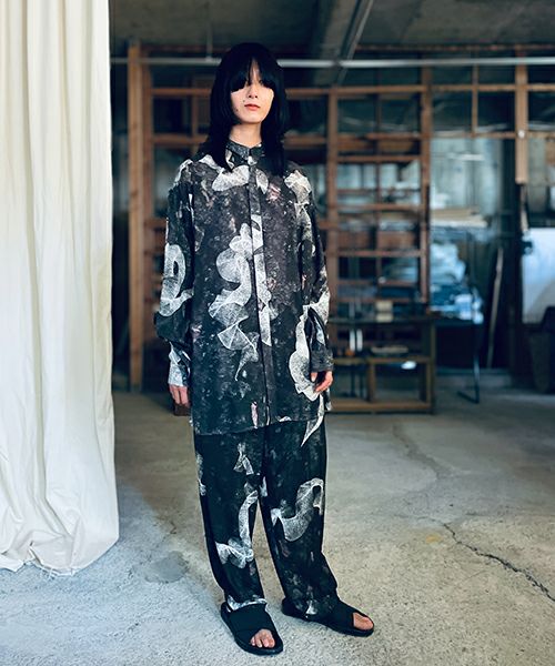 ohtaオオタtree pleats pants pt-48T