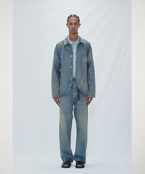 YOKO SAKAMOTOヨーコサカモト5POCKET STRAIGHT PANTS[LIGHT INDIGO/ YS-25SS-13]デニムイージーパンツ