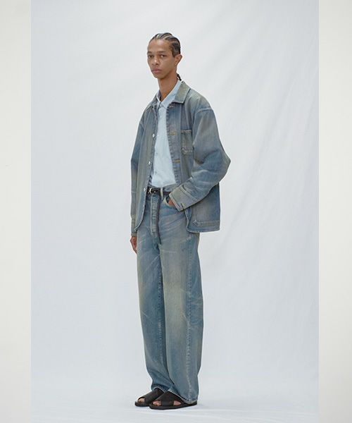 YOKO SAKAMOTOヨーコサカモト5POCKET STRAIGHT PANTS[LIGHT INDIGO/ YS-25SS-13]デニムイージーパンツ