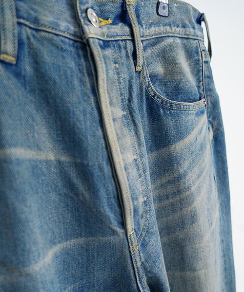 YOKO SAKAMOTOヨーコサカモト5POCKET STRAIGHT PANTS[LIGHT INDIGO/ YS-25SS-13]デニムイージーパンツ