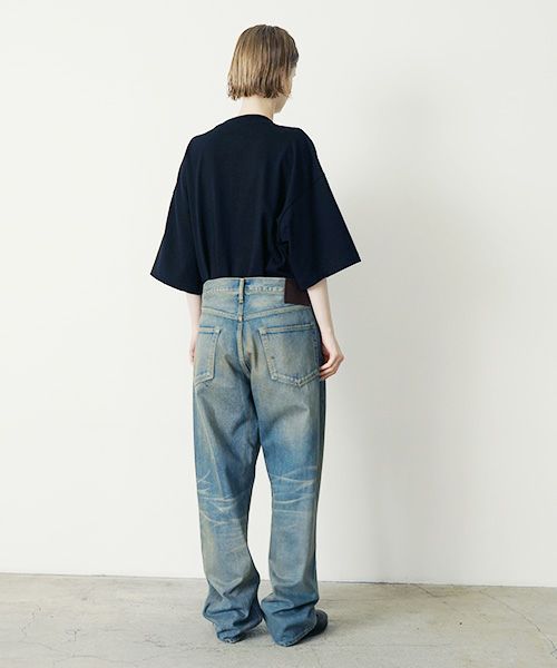 YOKO SAKAMOTOヨーコサカモト5POCKET STRAIGHT PANTS[LIGHT INDIGO/ YS-25SS-13]デニムイージーパンツ