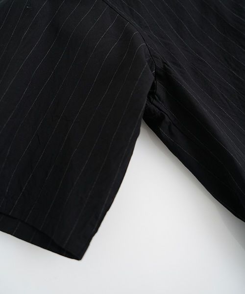 YOKO SAKAMOTOヨーコサカモトOPEN COLLAR SHIRT [BLACK/YS - 25SS - 73] オープンカラーシャツ 