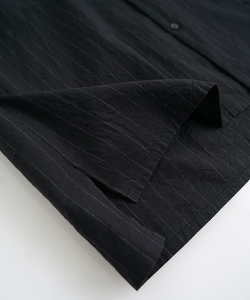 YOKO SAKAMOTO ヨーコサカモト WORK SHIRT [ BLACK] YS - 25SS - 40