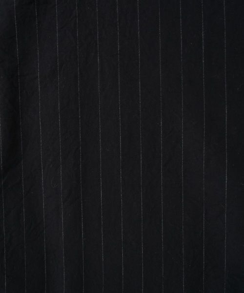 YOKO SAKAMOTOヨーコサカモトOPEN COLLAR SHIRT [BLACK/YS - 25SS - 73] オープンカラーシャツ 